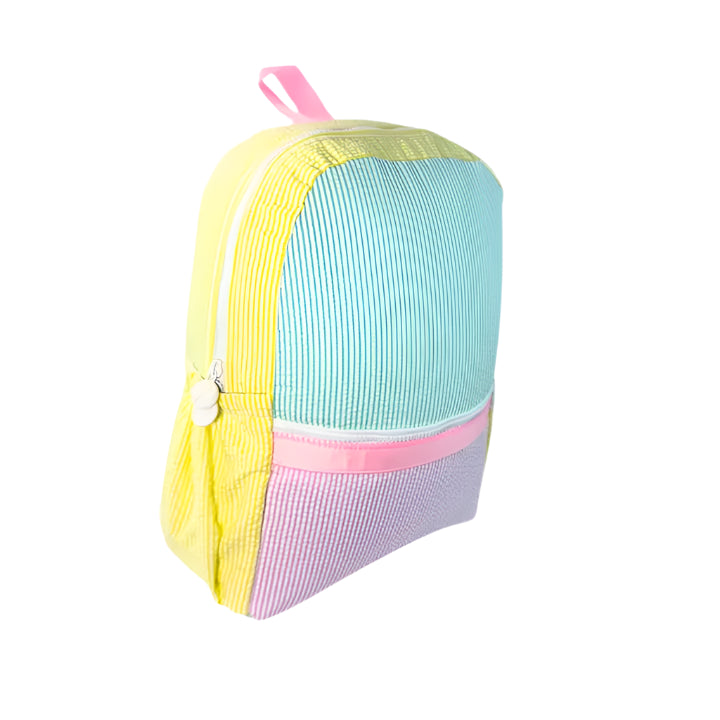 1989 Seersucker Backpack w/Pocket