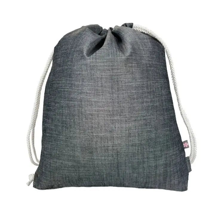 Grey Chambray Sling Backpack