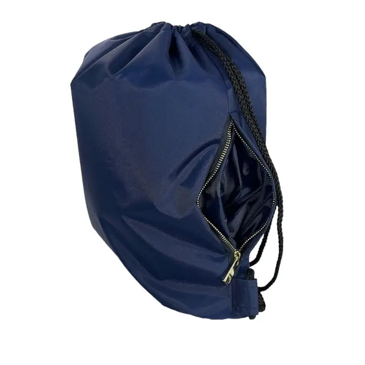 Navy Nylon Sling Backpack
