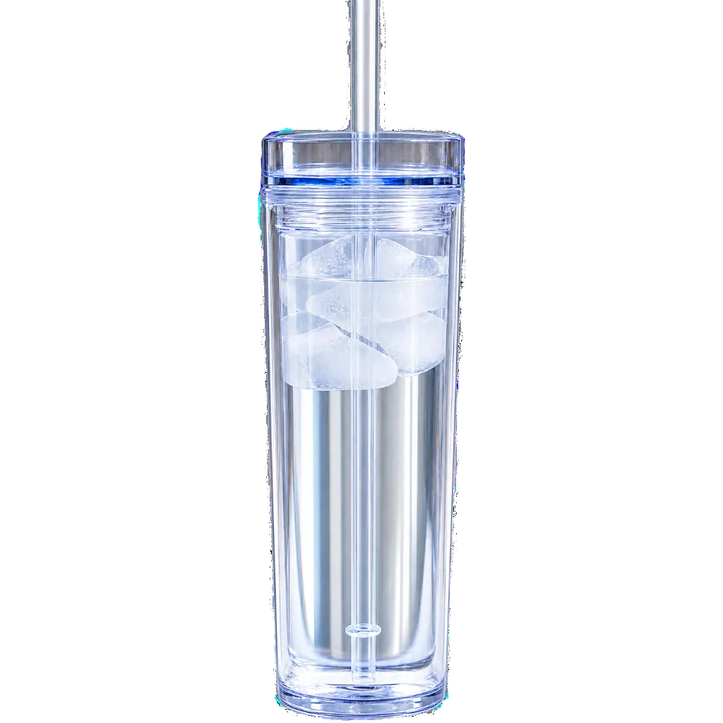 16oz. Clear Skinny Tumbler