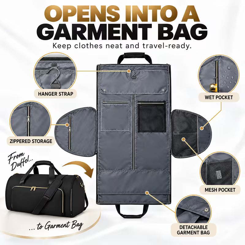 Large Convertible Duffel Bag