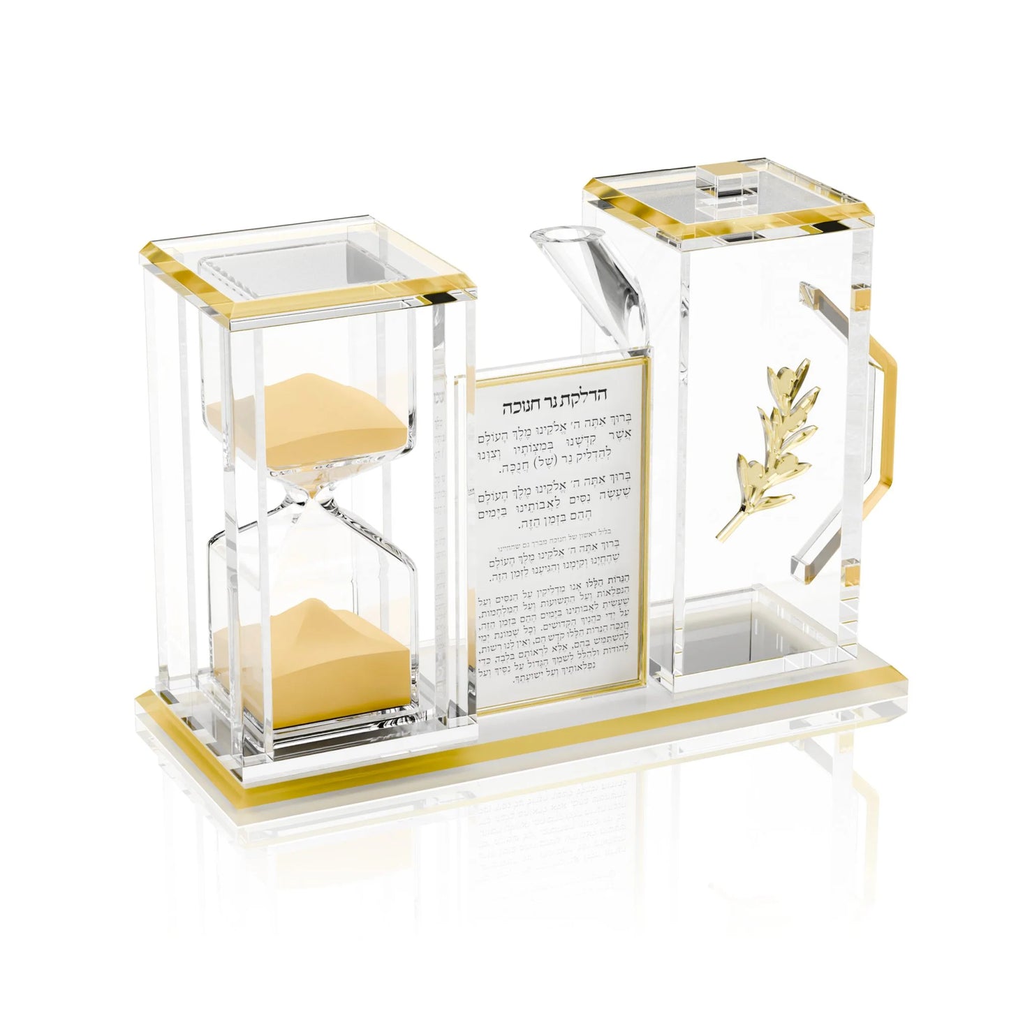 Hourglass & Oil Jug Set