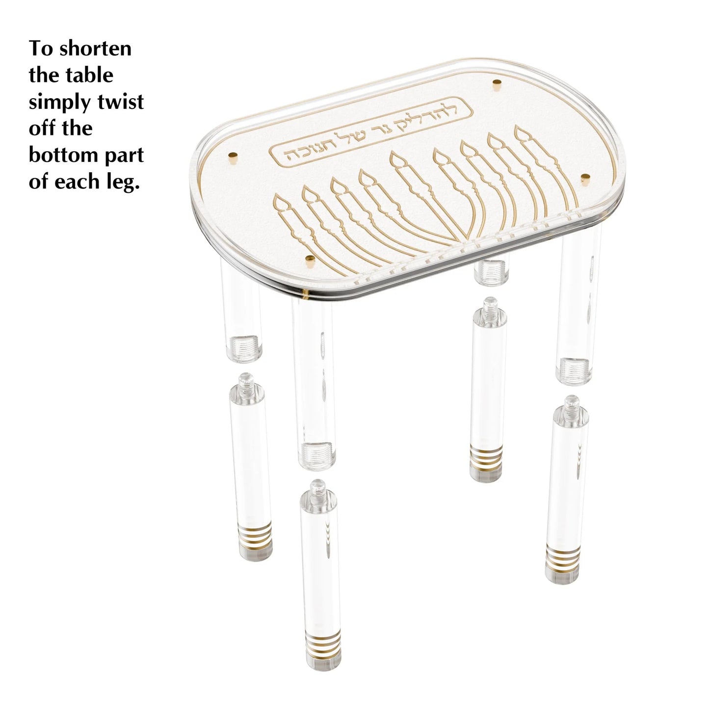 Leatherite Chanukah Table