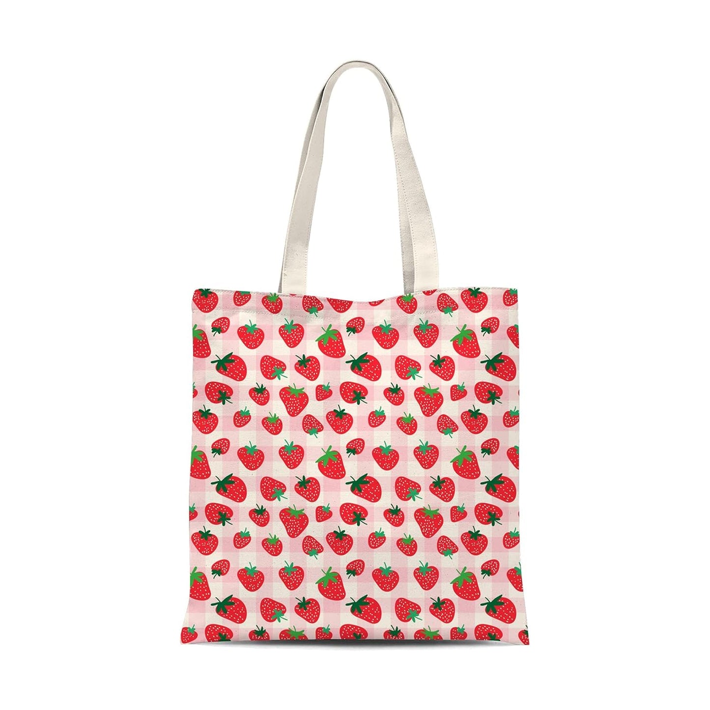 Cute Strawberry Canvas Bag