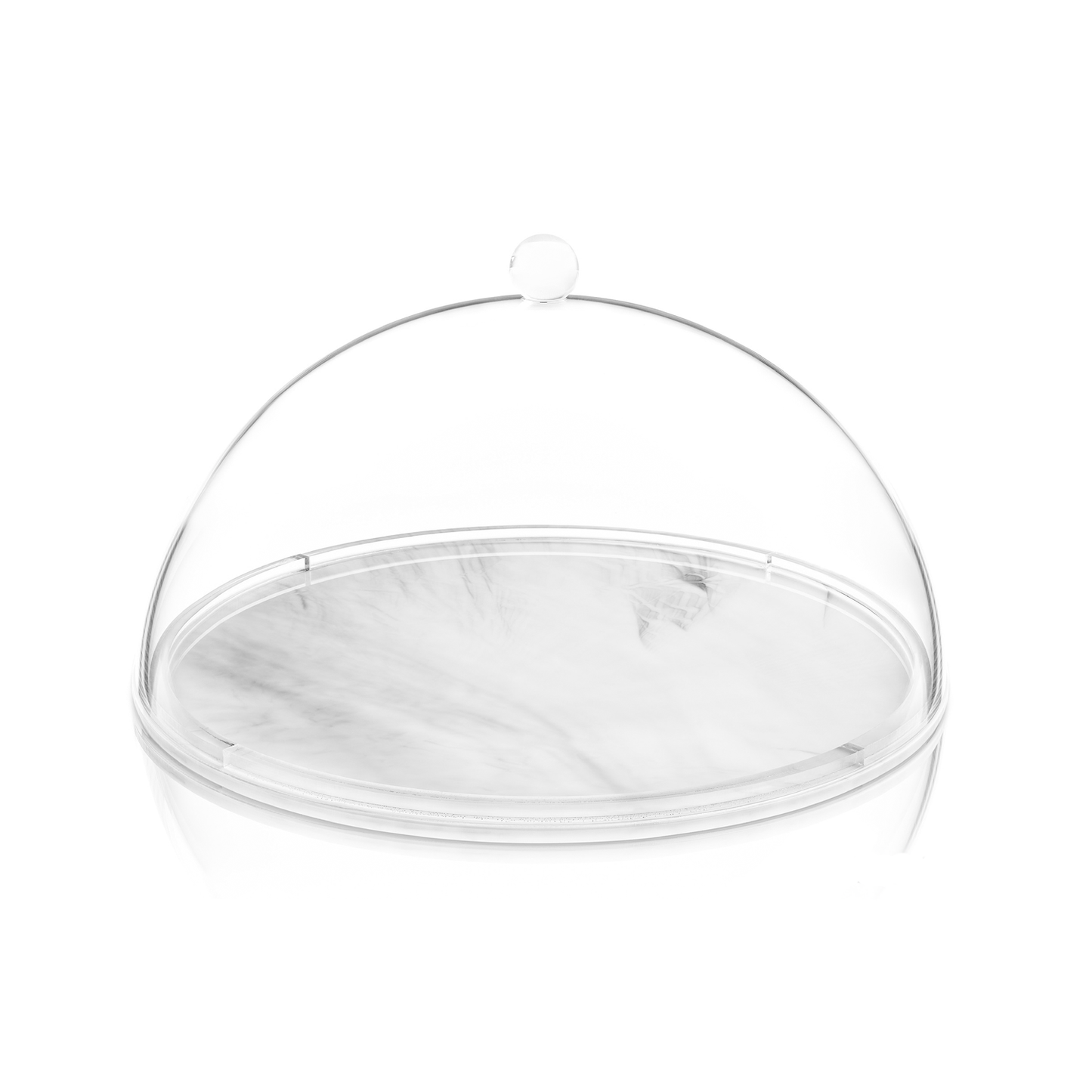 Lucite Round Cake Display
