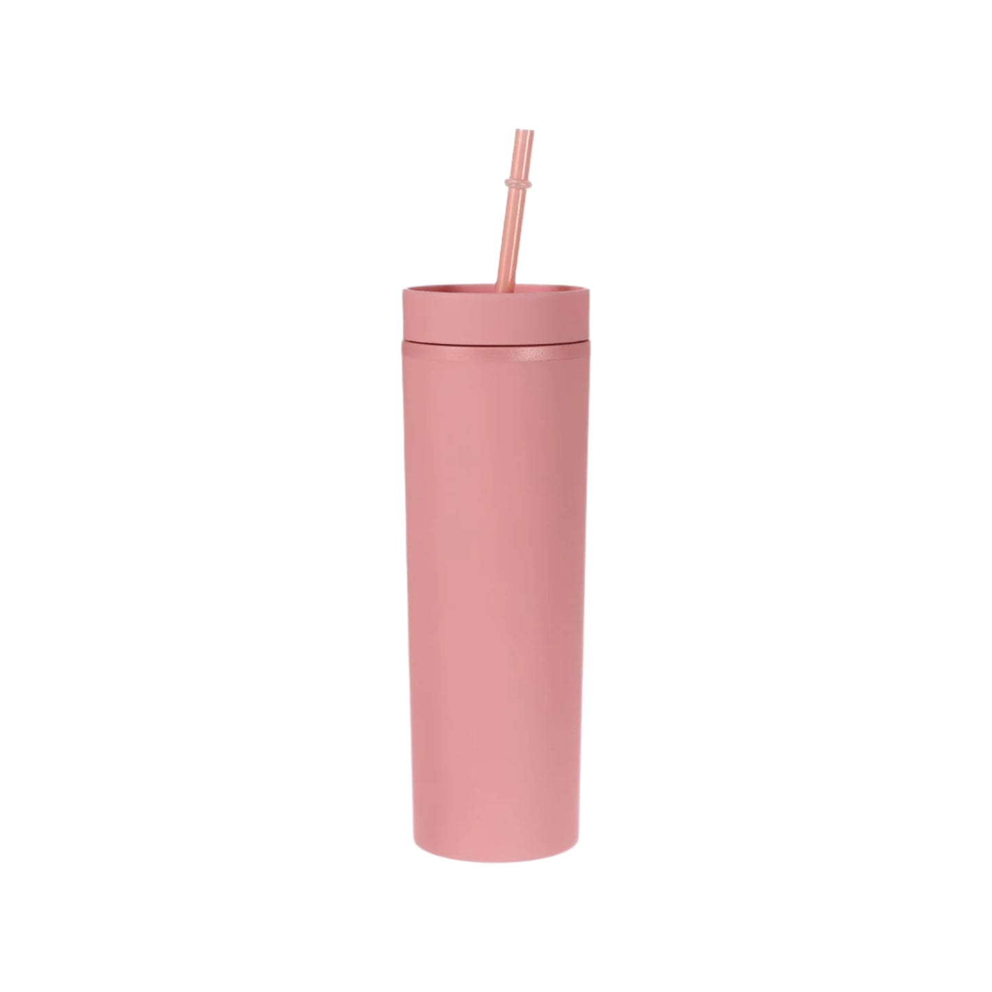 16 oz. Skinny Tumbler w/ Lid and Straw