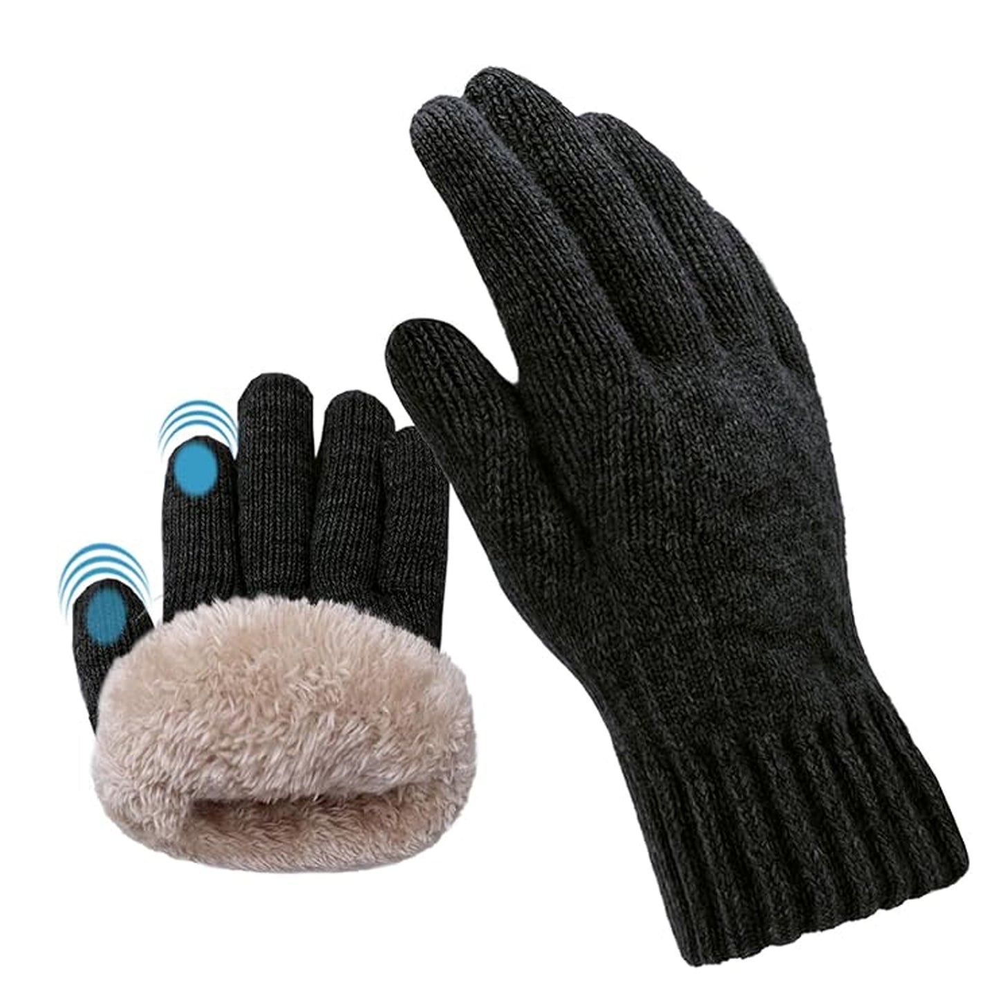Winter Gloves Fleece lined Touchscreen