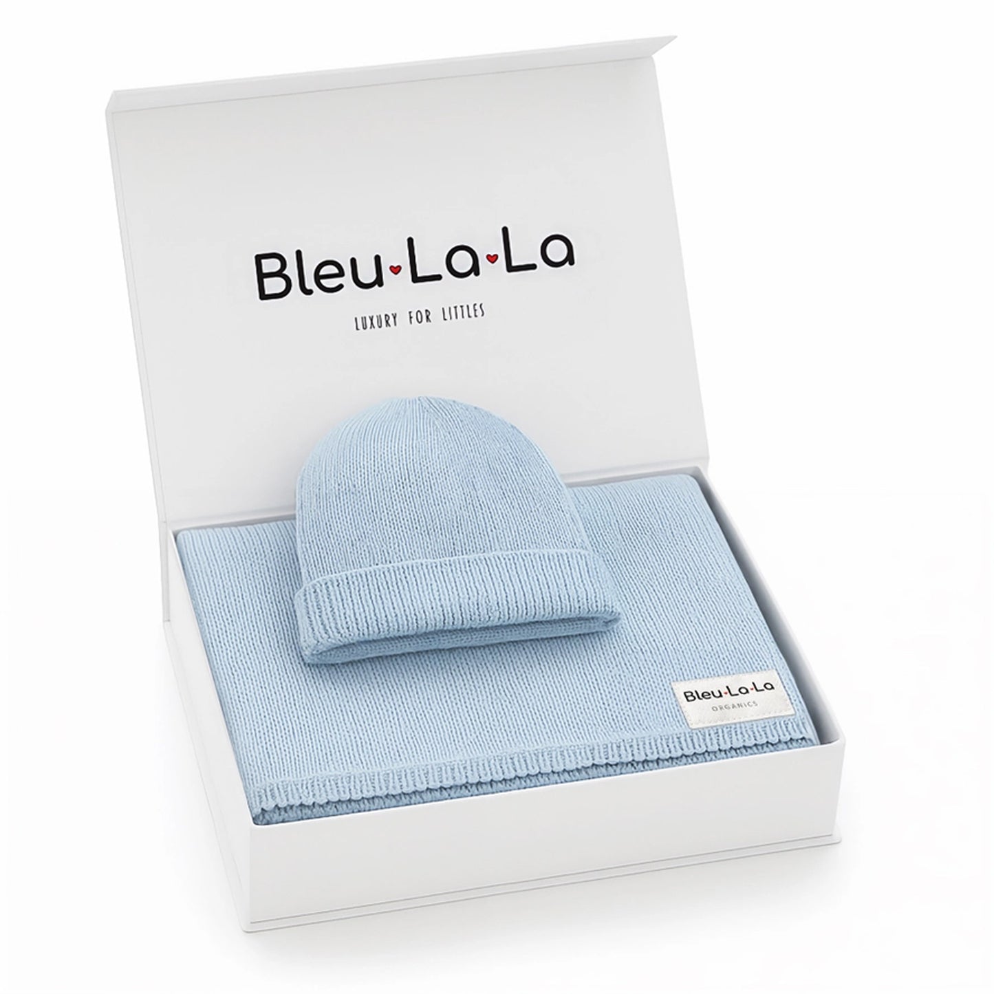 Knit Blanket + Hat Boxed Gift Set