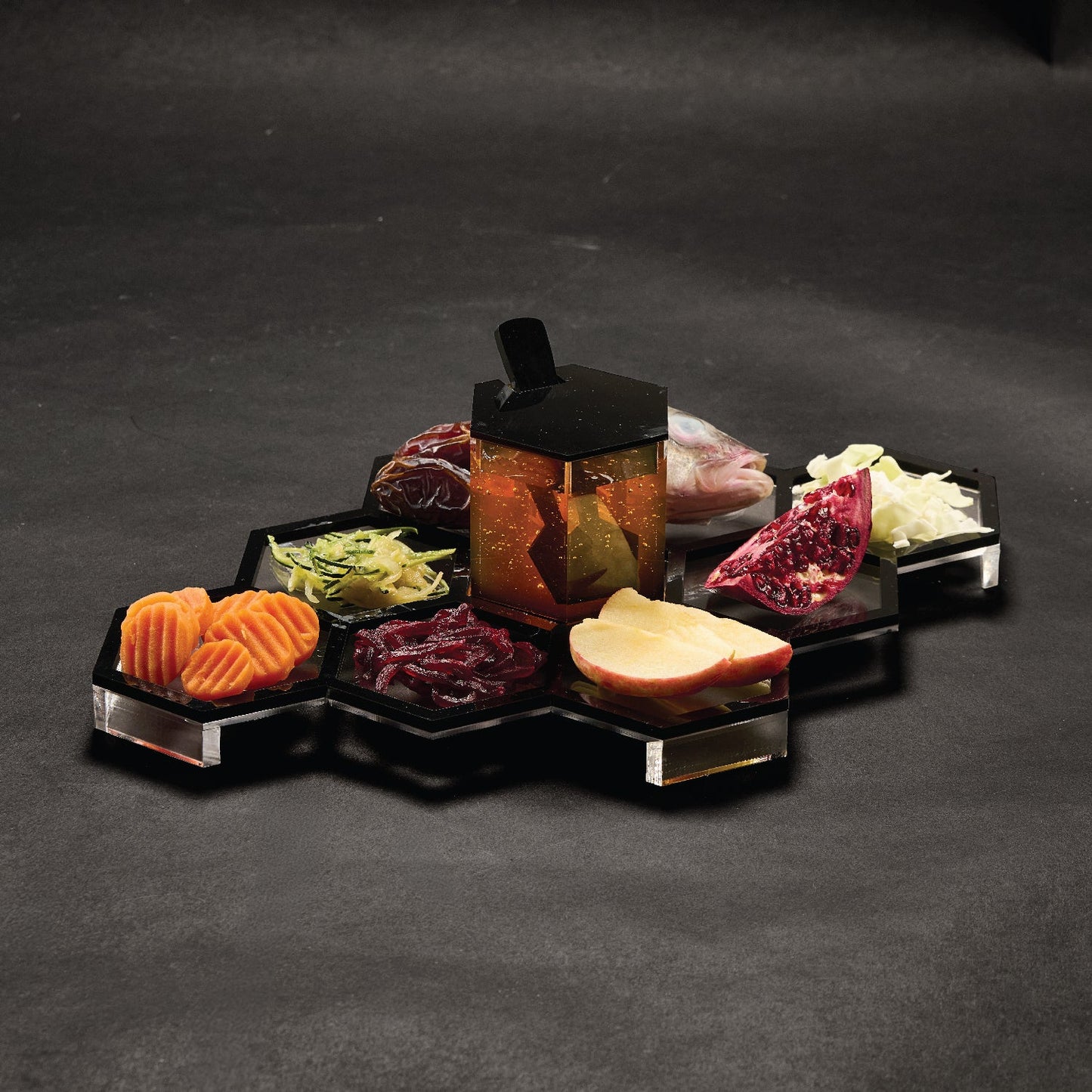 Honeycomb Tabletop Simanim Tray