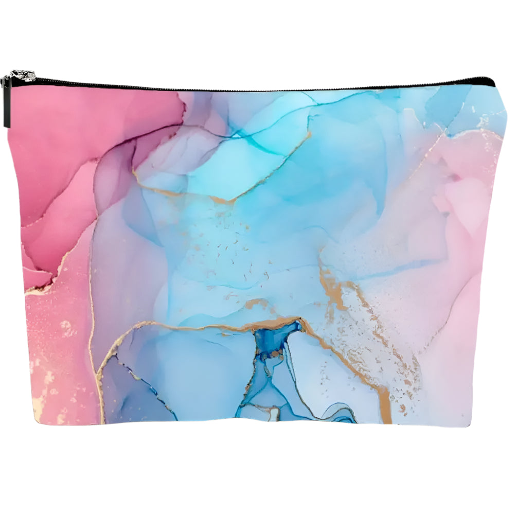 Marble Print Cosmetic Bag
