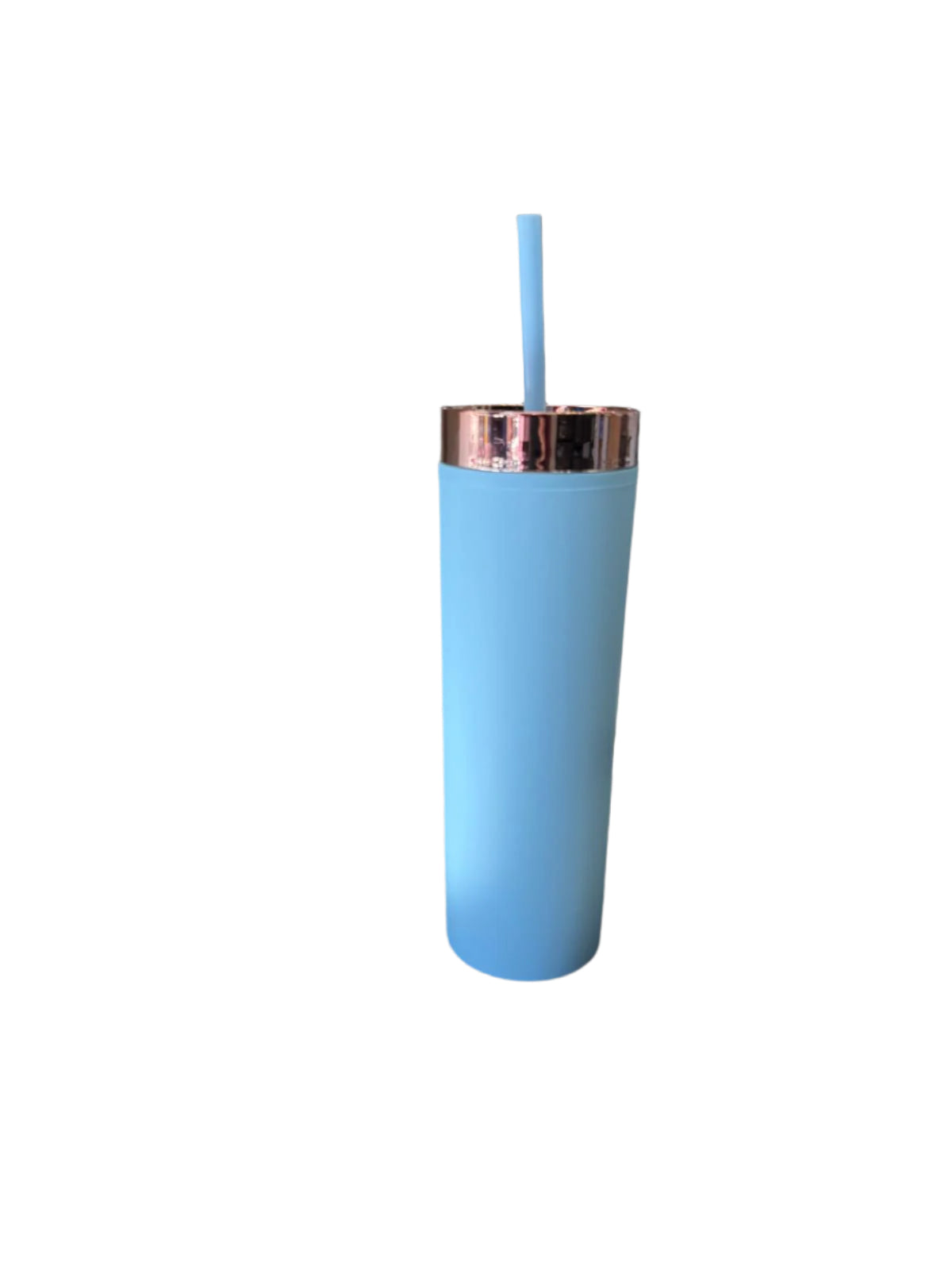 16oz. Double Layer Plastic Tumbler w/ Gold Lid