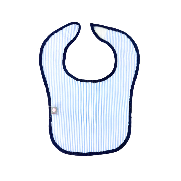 Skipper Seersucker Bib