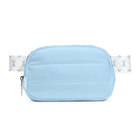 Solid Puffer Belt Bag