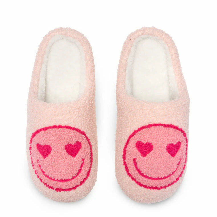 Pink Happy Slippers