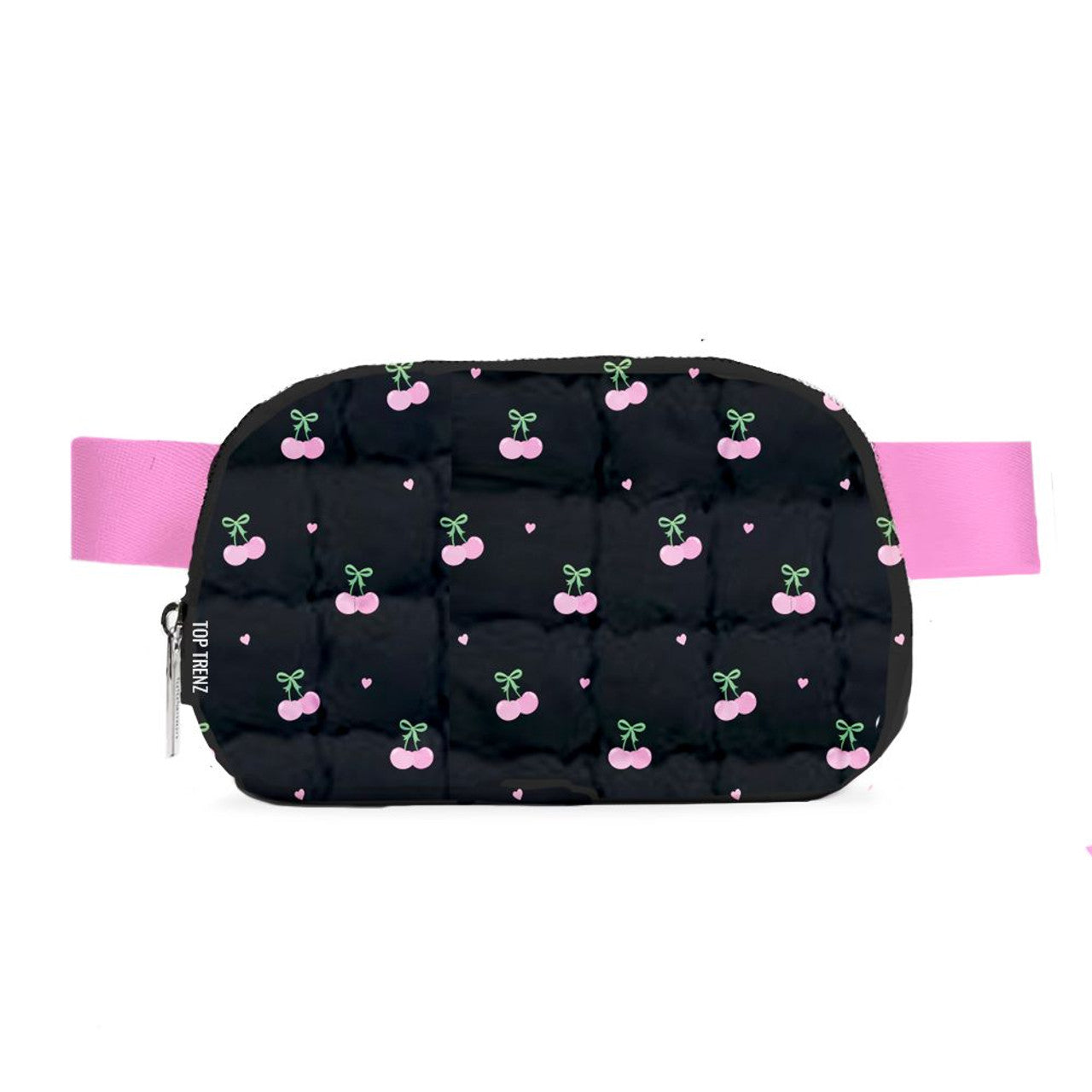 Cherry Print Scrunchie Belt Bag