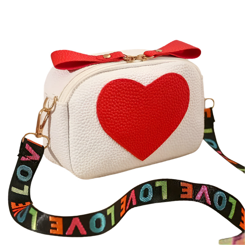 Heart Pattern Crossbody Bag