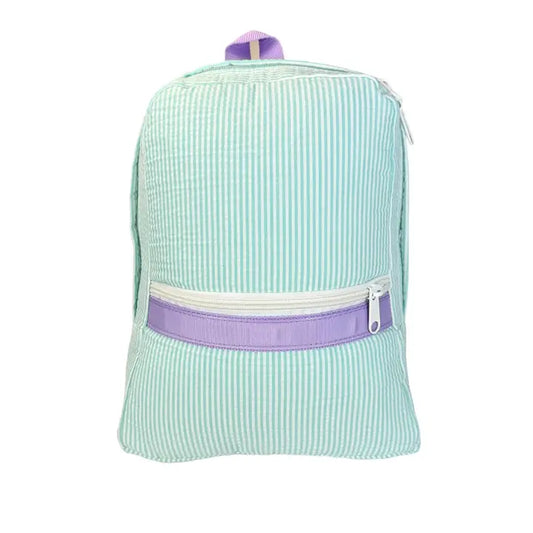 Mermaid Seersucker Small Backpack