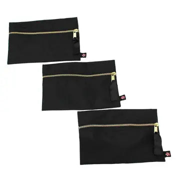Black Brass Cosmo Bag (3PK)