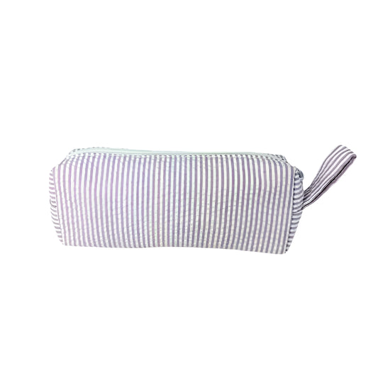 Lilac Seersucker Mini Baguette