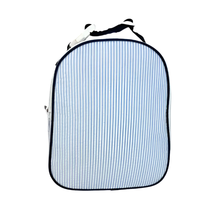 Skipper Seersucker Lunch Bag