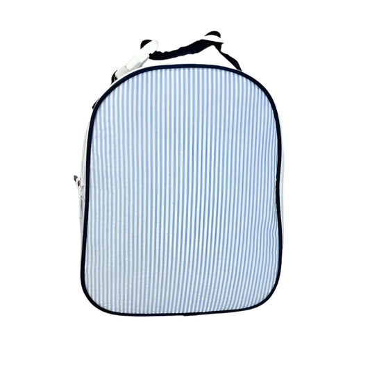 Skipper Seersucker Lunch Bag