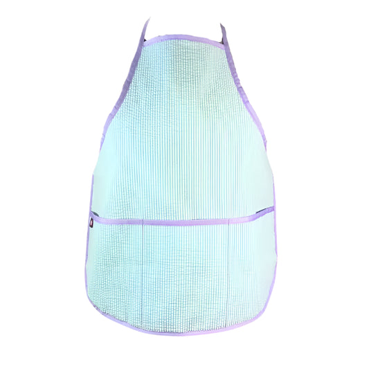 Mermaid Seersucker Art Smock For Kids