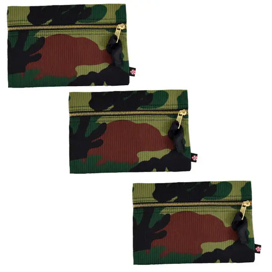 Woodland Seersucker Cosmo Bag (3PK)