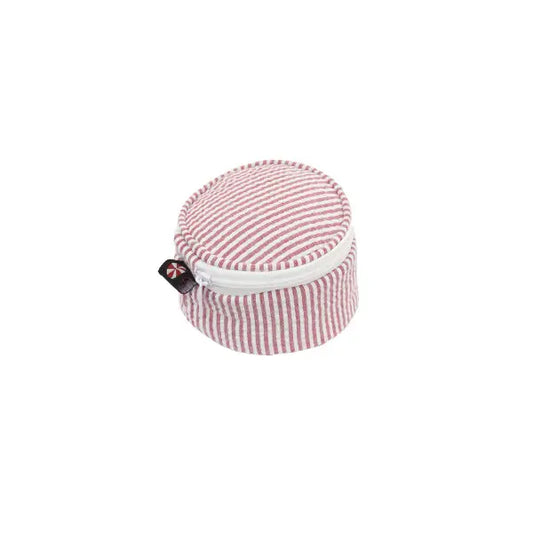Red Seersucker 3" Mini Button