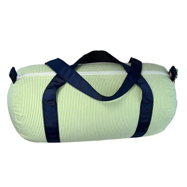 Grasshopper Seersucker Medium Duffel