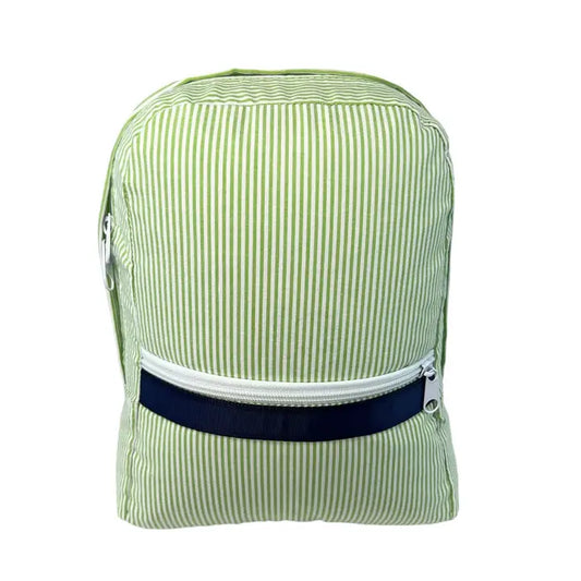 Grasshopper Seersucker Small Backpack
