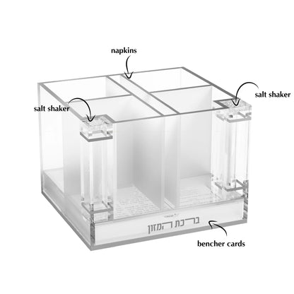 Classic Cutlery Holder with Salt & Bencher Set