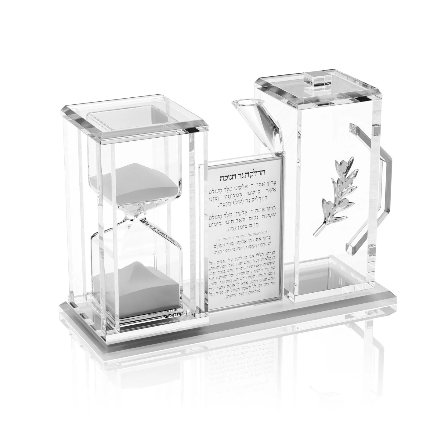 Hourglass & Oil Jug Set