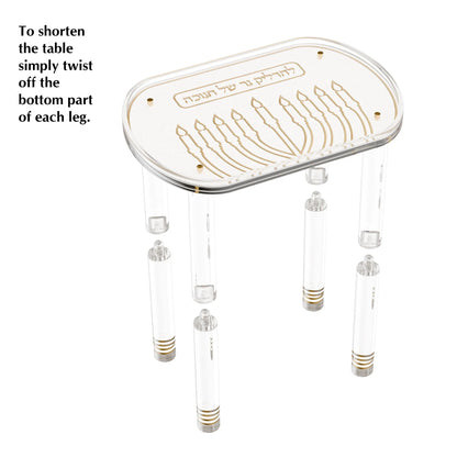 Leatherite Chanukah Table