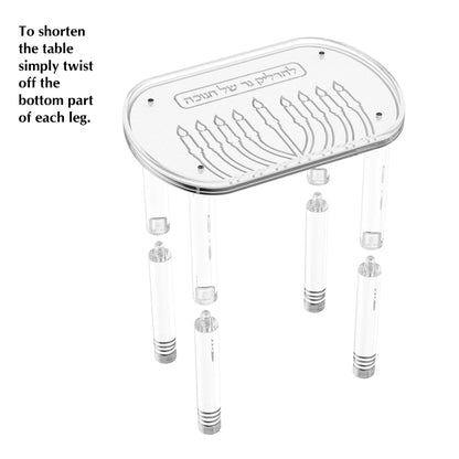 Leatherite Chanukah Table