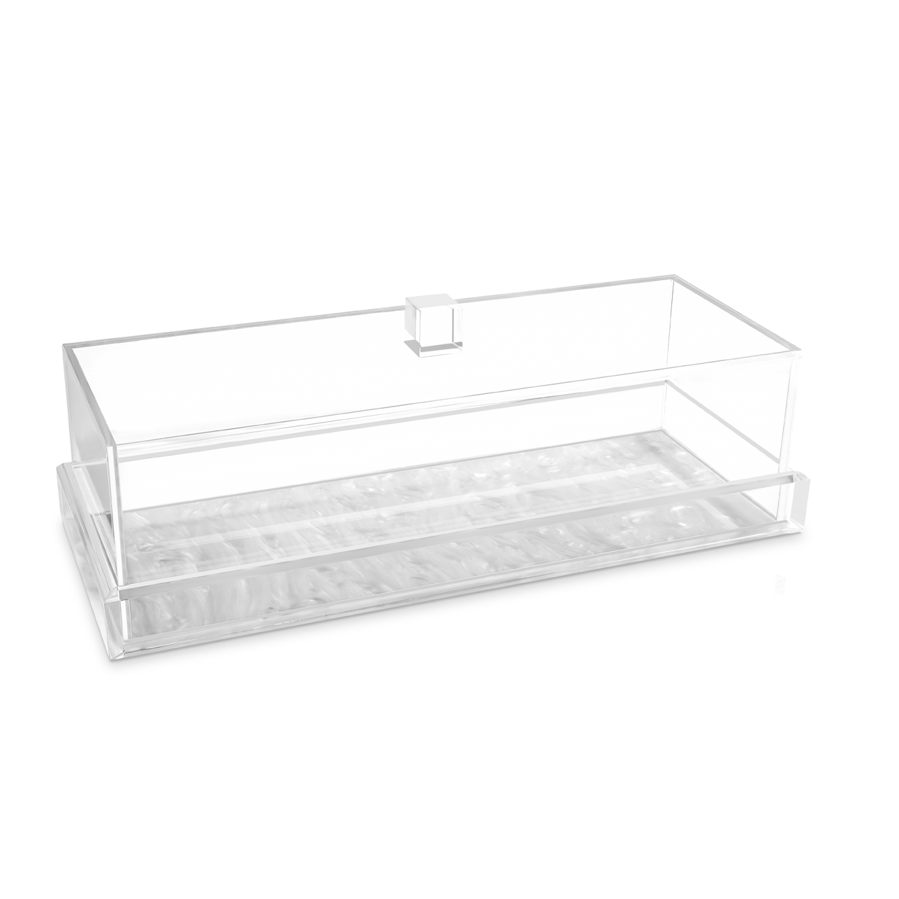 Luxury Lucite Rectangle Cake Display