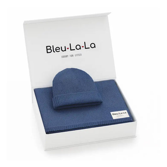 Knit Blanket + Hat Boxed Gift Set