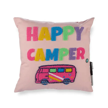 Happy Camper Autograph Pillow