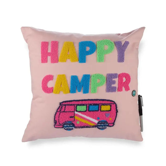 Happy Camper Autograph Pillow