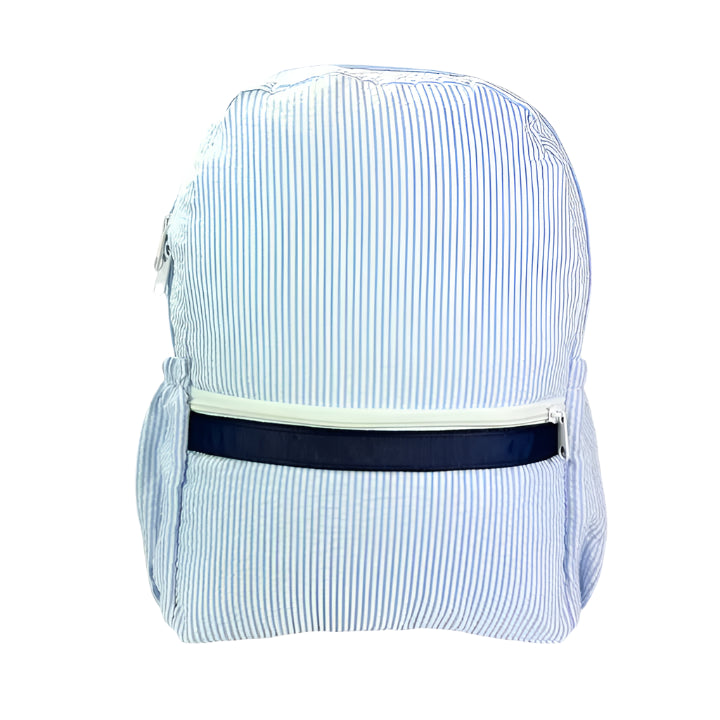 Skipper Seersucker Medium Backpack w/Pocket
