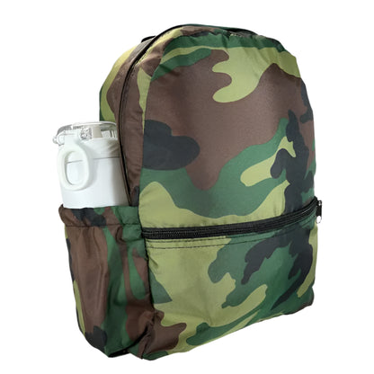 Camo Medium Backpack w/Pocket