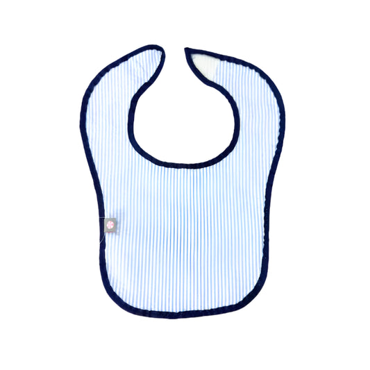 Skipper Seersucker Bib