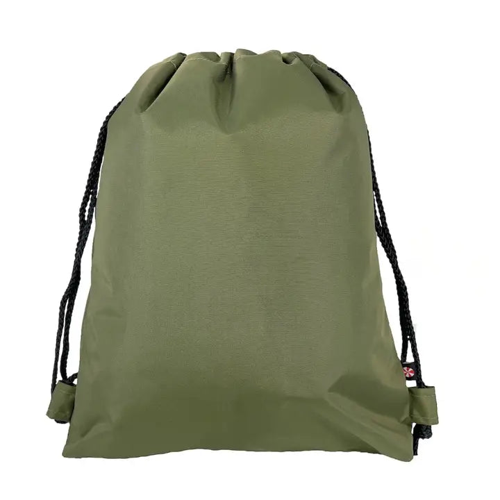 Olive Nylon Sling Backpack