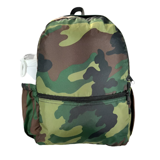 Camo Medium Backpack w/Pocket