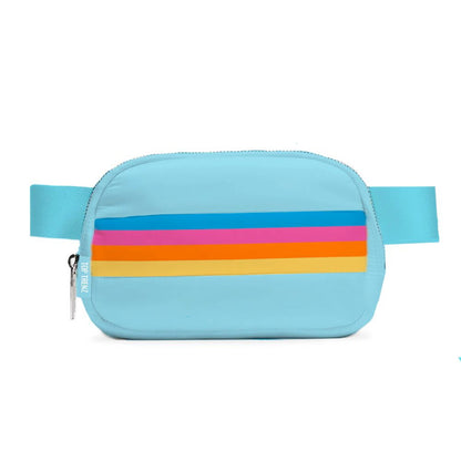 Puffer Striped Belt Bag