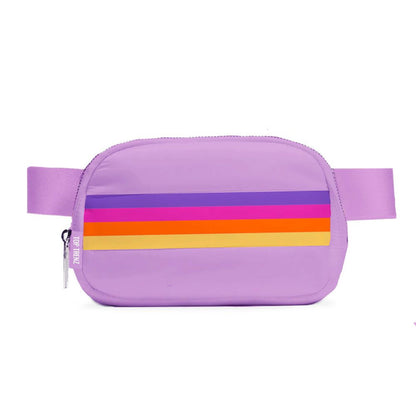 Puffer Striped Belt Bag