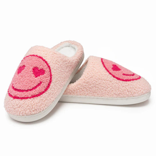 Pink Happy Slippers